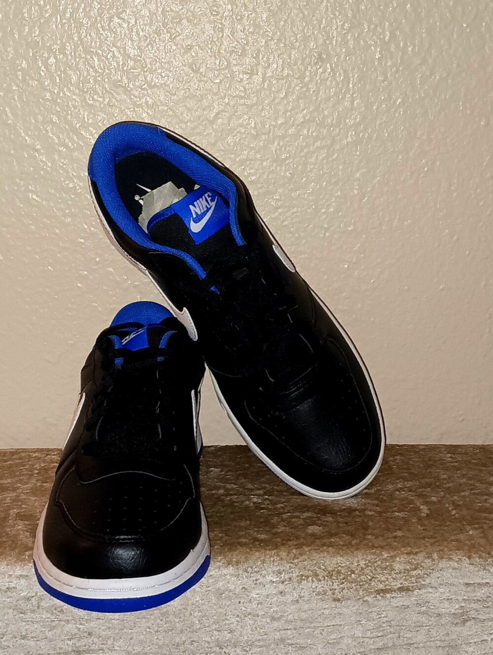 Nike Big Nike Low Black & Royal Blue